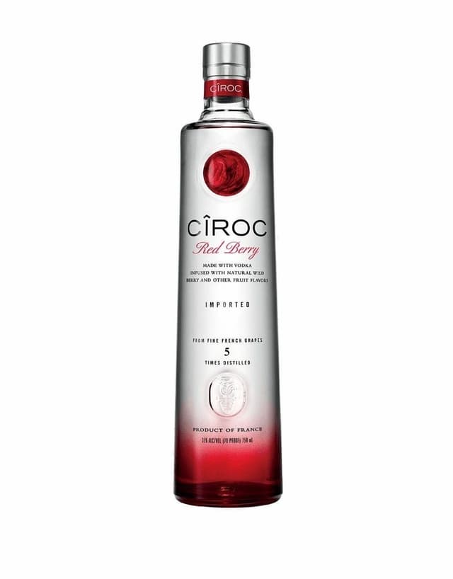 Combo Ciroc red + 5 red bull